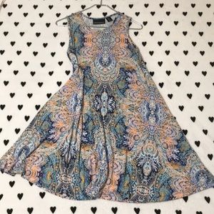 Cynthia Rowley paisley tank dress